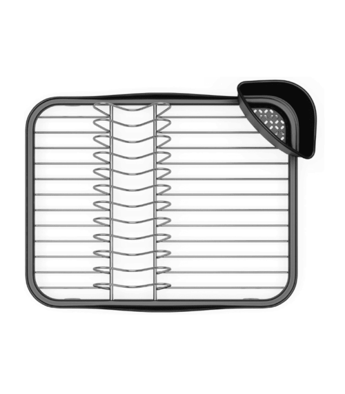 Dish Drainer for Sink with Cutlery Holder