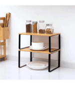 Stackable & Expandable Cabinet Shelf