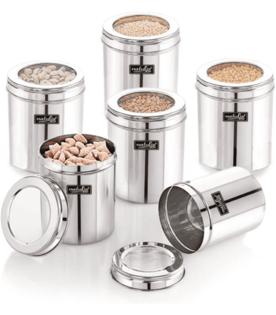 1 Kg Stainless Steel Containers for kitchen