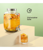 Glass Beverage Dispenser with Spigot