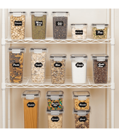 15PCS Plastic Food Container with Lids