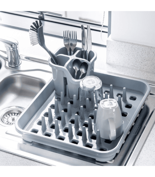 Plastic Cutlery Utensil Drainer Tray holder