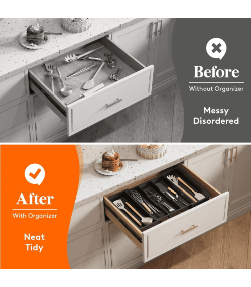 Utensil Organizer for Kitchen Drawers