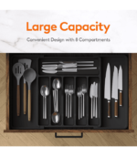 Expandable Utensil Tray for Kitchen