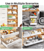 Pull-Out Cabinet Organizer For Kitchen