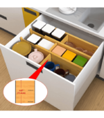Bamboo Drawer Separators Splitter