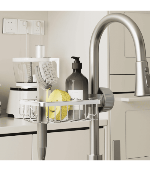 Sponge Holder Over Faucet Kitchen Sink