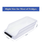 4PCS Refrigerator Organizer Bins