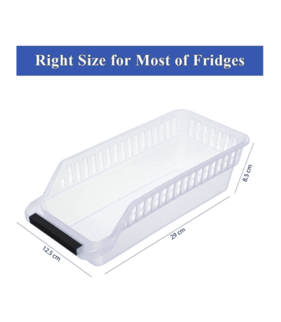4PCS Refrigerator Organizer Bins