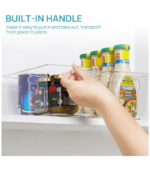 Plastic Pantry Organizer Bins for Fridge