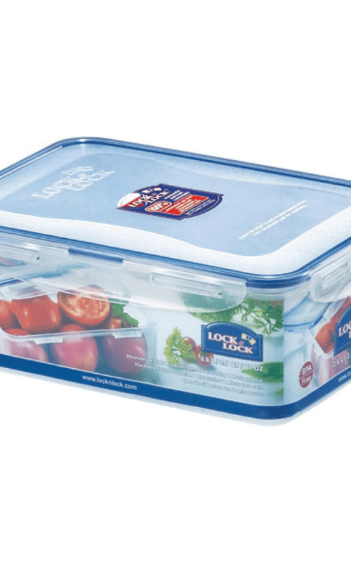 Rectangular Food Container, Transparent