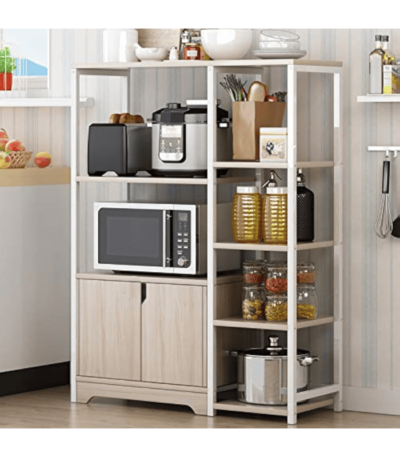 Storage Cabinet with Door and Shelves