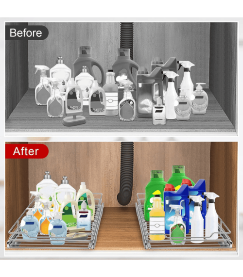 Cabinet Organizer, Slide Out Pantry Shelves