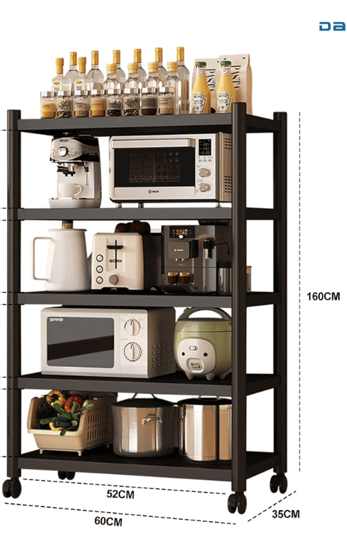 Storage Trolley Organizer Cabinet