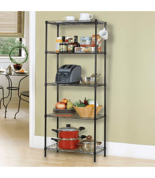 5 Shelves Unit Metal kitchen Storage Rack