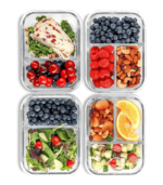Glass Food Storage Containers with Lids