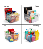 Plastic Storage Bins -XL - Pack of 2