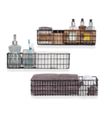 Wall Mounted Metal Wire Baskets