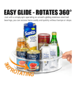 Rotating Spice Rack Food Storage