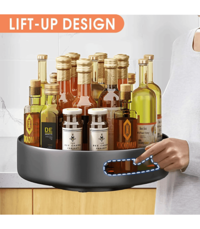 Steel Rotating Spice Racks with Turntable