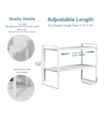 Metal Pantry Storage Shelves Rack