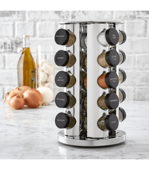 20-Jar Countertop Rack Tower