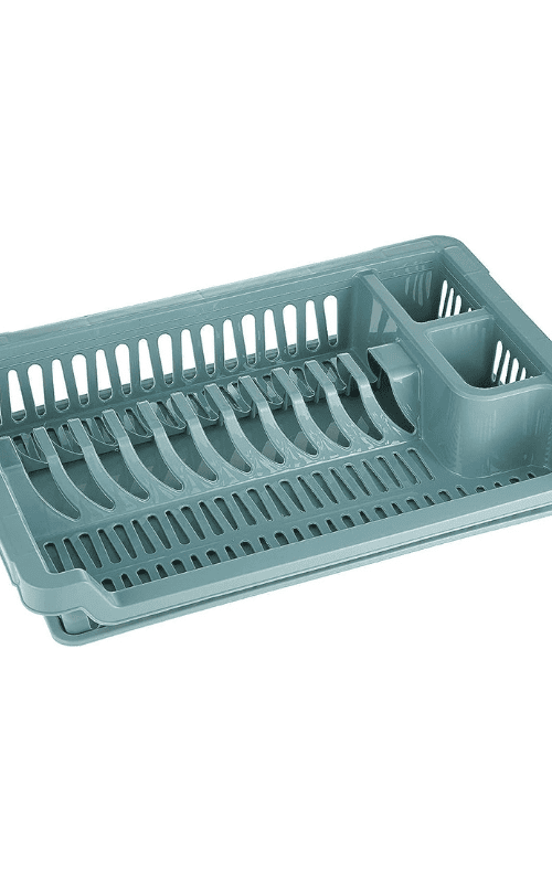 Medium dish rack with detachable tray