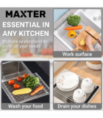 Foldable Stainless Steel Dish Drainer
