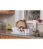 Large Sink Dish Drainer, white
