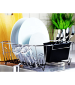 Deluxe Chrome-plated Steel Small Dish Drainer