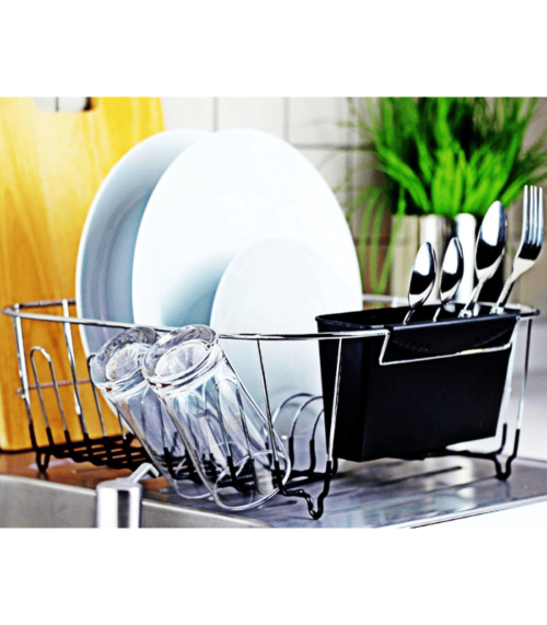 Deluxe Chrome-plated Steel Small Dish Drainer
