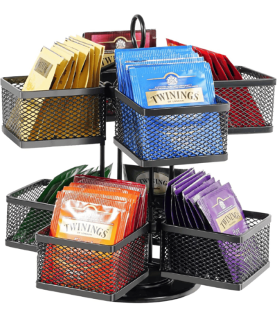 8 Compartments TeaBags Display Rack