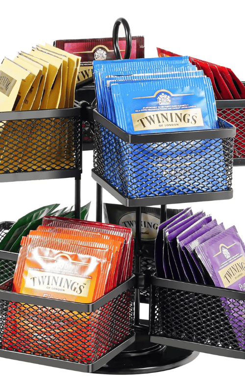 8 Compartments TeaBags Display Rack