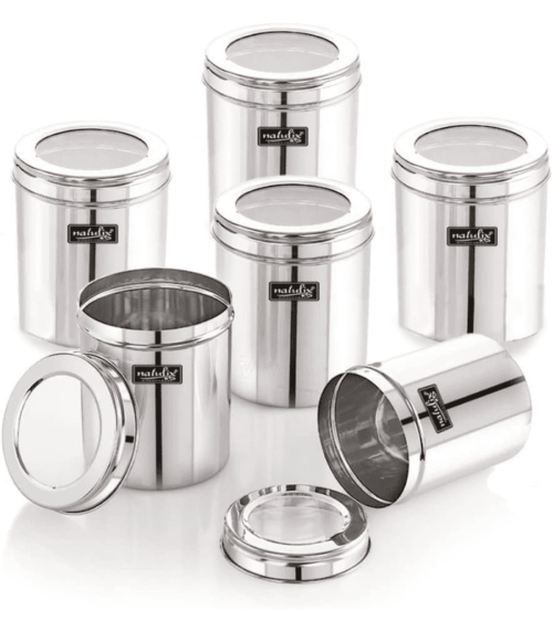 1 Kg Stainless Steel Containers for kitchen