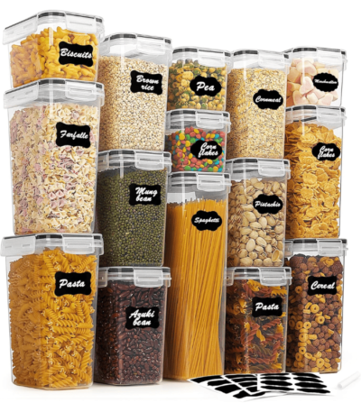 15PCS Plastic Food Container with Lids