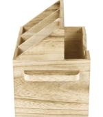 Wooden Utensil Holder with Handles