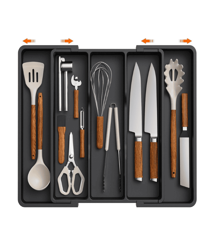 Utensil Organizer for Kitchen Drawers