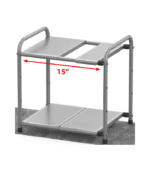 Under Sink Expandable Shelf Organiser Rack