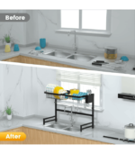 Over The Sink Stainless Steel Dish Drainer