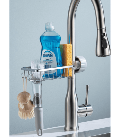 Sponge Holder Over Faucet Kitchen Sink