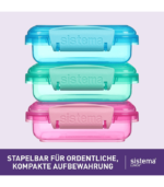 Food Containers With Contrasting Clips