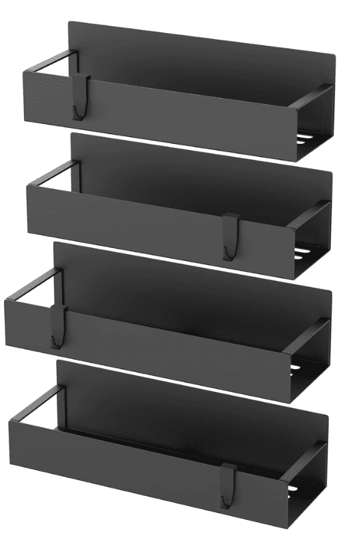4 Pack Magnetic Spice Storage Rack