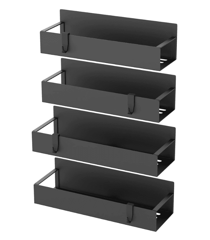 4 Pack Magnetic Spice Storage Rack