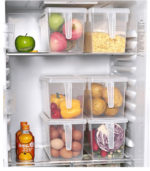 Square Food Storage Organizer with Lids