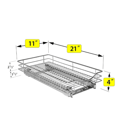 Slide Out Cabinet Organizer Metal
