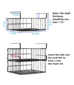 Hanging Wire Basket Shelves