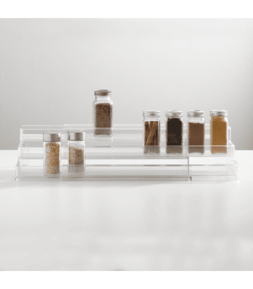 Plastic Shelf Spice Rack Organizer