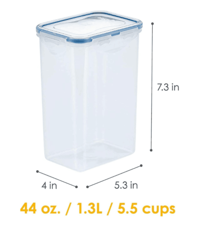 Airtight Tall Food Storage Container