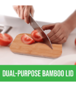 Glass Food Storage Containers with Bamboo Lids