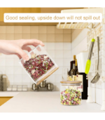 Glass Kitchen Clear Container for Food Storage